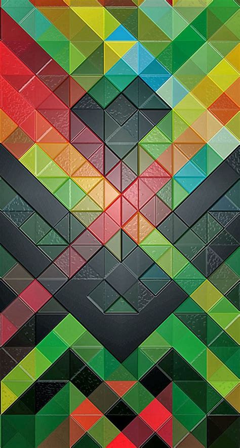 Geometric Shapes Design Wallpaper