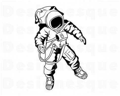 Astronaut 6 SVG Astronaut SVG Space Svg Astronaut Clipart Etsy