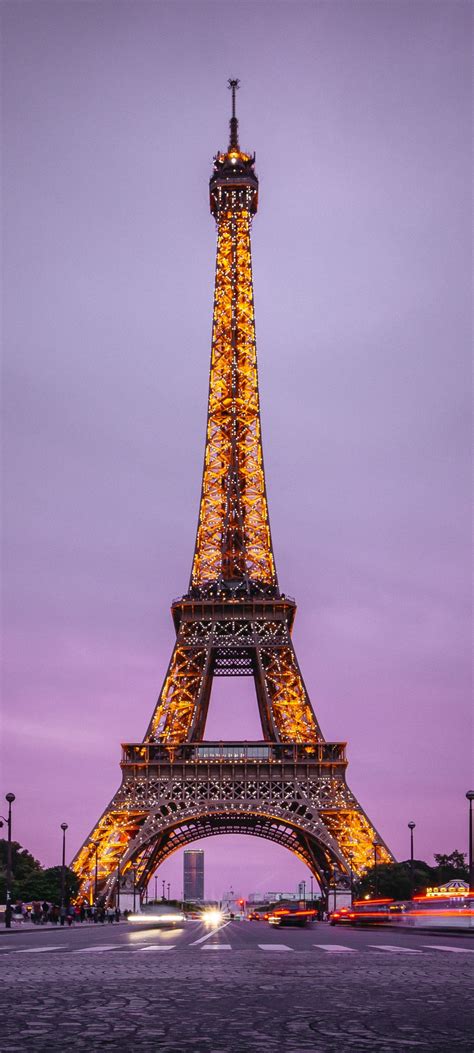 The tower was designed by alexandre gustave eiffel to the 1889 world's fair in paris and is today the most visited monument in the world. Eiffel Tower 4K Wallpaper, Paris, France, Evening, Purple ...