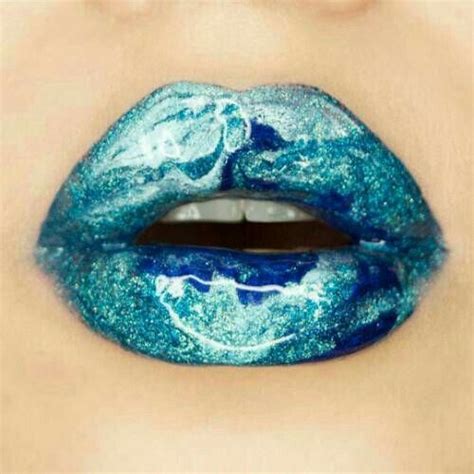 Rave Makeup Kiss Makeup Makeup Art Makeup Lover Makeup Ideas Glitter Lipstick Lipstick Art