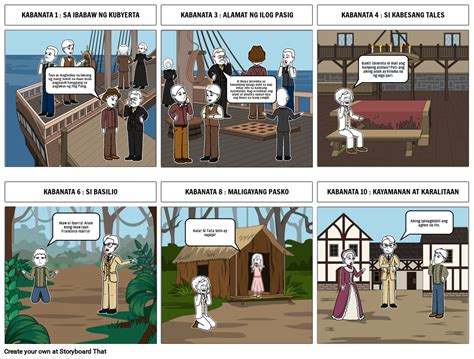 El Filibusterismo Comic Strip Storyboard By 2b5a3638