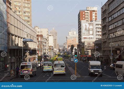 Early Morning View Of West Street Durban South Africa Editorial Stock