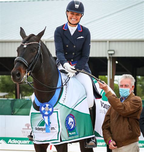 Adrienne Lyle And Salvino Win Wellington Cdi4 Grand Prix Special To Top