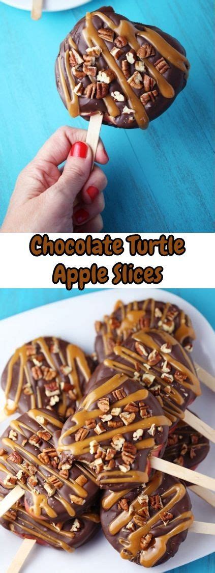 Since the walnuts could help reduce brain damage and. Chocolate Turtle Apple Slices | Apple recipes, How sweet ...