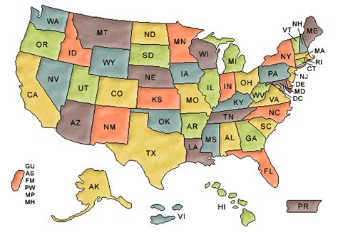 United States Map Travelsfinderscom