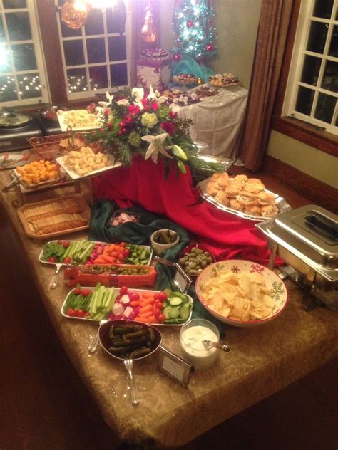 Try these christmas appetizers at your next holiday party. Holiday Heavy Hors D'oeuvres display at a private ...