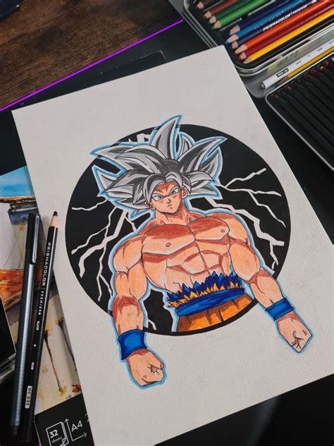 Goku Ultra Instinct Goku Drawing Goku Ultra Instinct Art Drawings