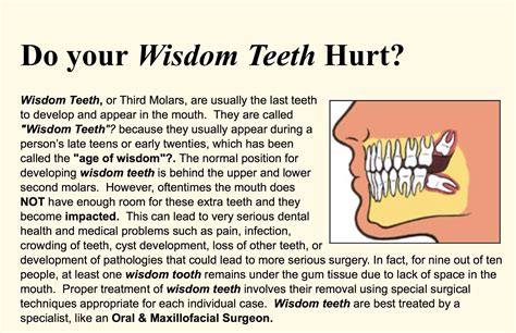 Do Wisdom Teeth Hurt When Coming Through Teethwalls