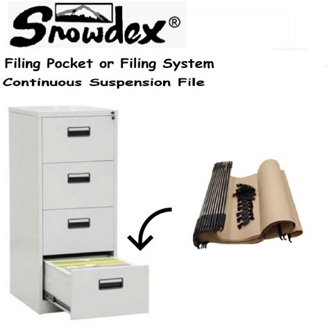 Snowdex Cabinet Filing System Continuous Suspended File Suspension File