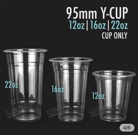 Plastic Cups Coffee Cups Coffee Shop Y Cups With Lid 12oz
