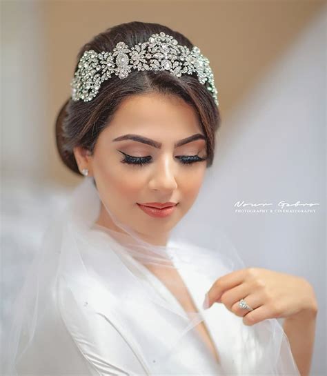 Our Stunning Classic Bride Razan Custom Headpiece By Bridal Styles