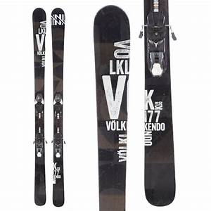 Volkl Kendo Skis Atomic L10 Bindings 2015 Used Evo
