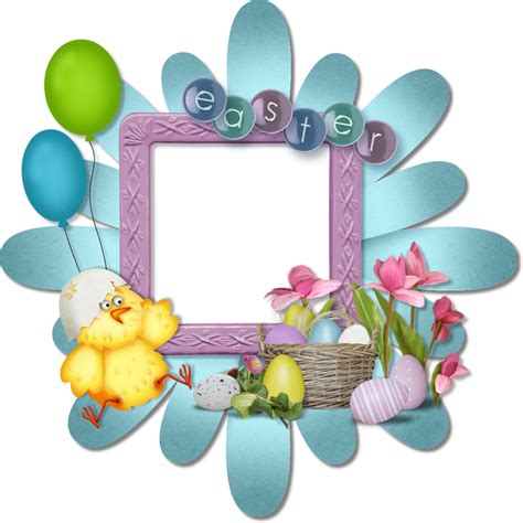 Printemps cadre Pâques png Spring Easter frame