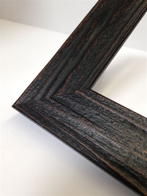 Black Rustic Wood Picture Frames Sustainable Woodworking