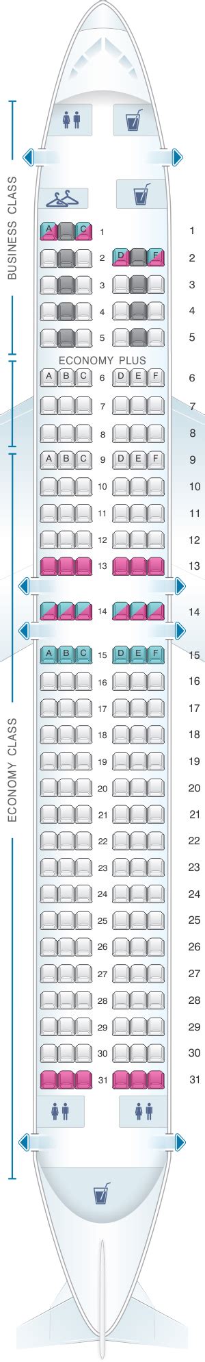 Seat Map LOT Polish Airlines Boeing B737 800 SeatMaestro