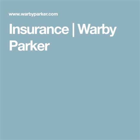 Prescription eyeglasses starting at $95. Insurance | Warby Parker | Warby parker, Warby, Vision insurance