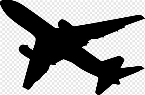 Airplane Aircraft Silhouette Airplane Airplane Vehicle Transport