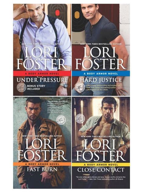 Body Armor Contemporary Romance Series By Lori Foster Set Of Paperbacks 1 4 By Foster Lori New