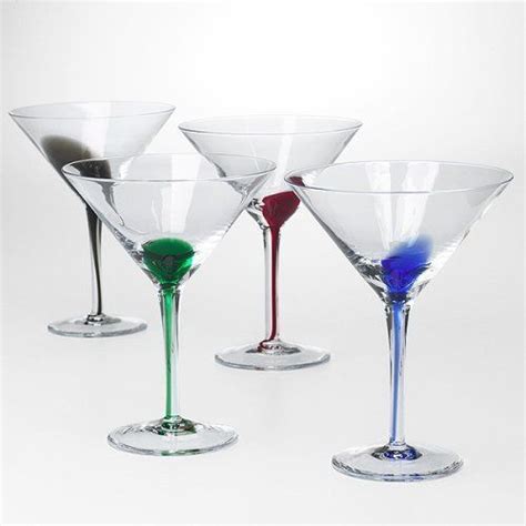 artland splash 12 ounce martini glass set of 4 by artland charing s kitchen glass martini