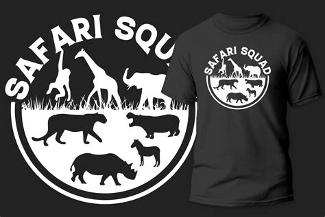 Safari Squad T Shirt Design Graphic By Rahnumaat690 · Creative Fabrica