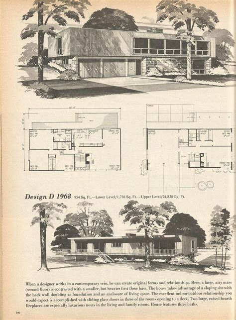 These Are Beautiful Vintage House Plans That Are Efficient Spacious