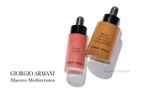 Giorgio Armani Maestro Mediterranea Fusion Blush 400 And Liquid