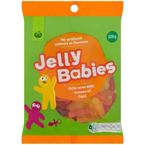Woolworths Jelly Babies 320g Gluten Free Products Of Australia