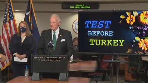Mcmaster Urges South Carolinians To ‘test Before Turkey Announces