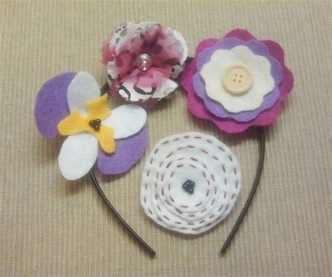 Interchangeable Headband Flowers · How To Make A Floral Headband