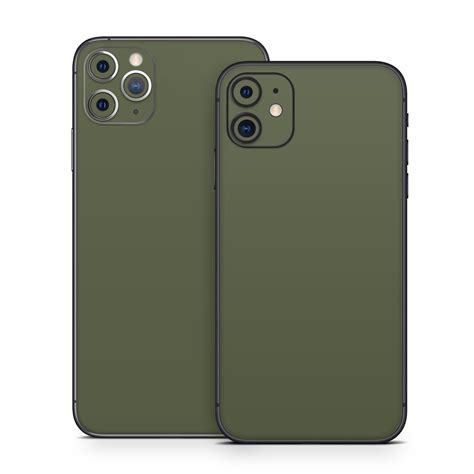 Apple Iphone 11 Skin Solid State Olive Drab By Solid Colors Decalgirl