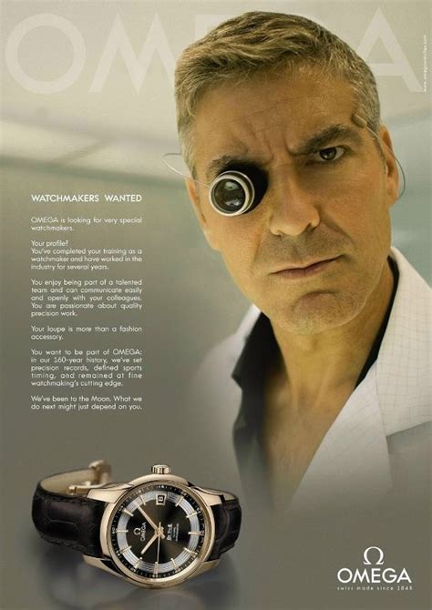 George Clooney Plays The Roll Of Watchmaker For Omegas Latest Ad