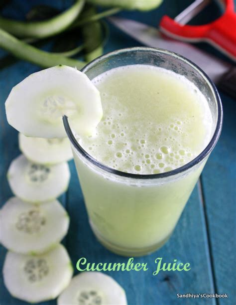 Sandhiyas Cookbook Cucumber Juice Cucumber Lemon Juice Summer Drinks