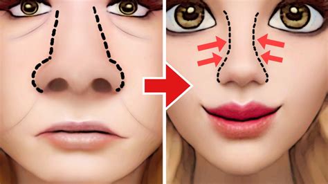 How To Slim Down Nose Fat Get High And Beautiful Nose With This Face