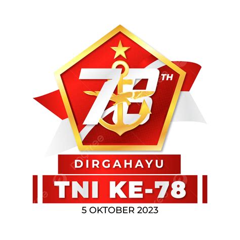 Gambar Kartu Ucapan Dirgahayu Tni 77 Berlogo Hut Tni 2023 Vektor Logo