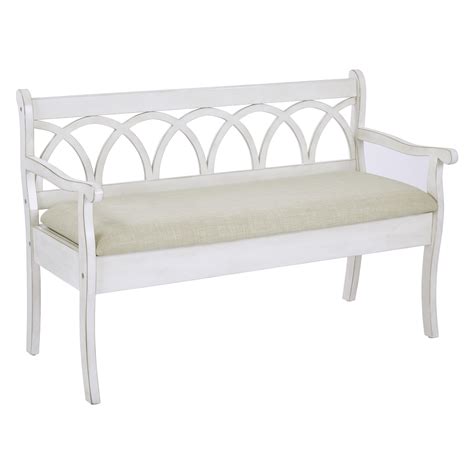 Copper Grove Louisdale Storage Bench | Wooden storage bench, White storage bench, White storage