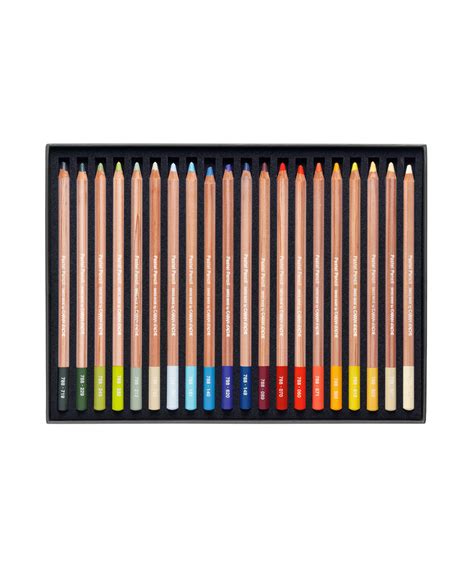 Caran Dache Pastel Pencils Coloured Pencils Set Of 40 The Hamilton