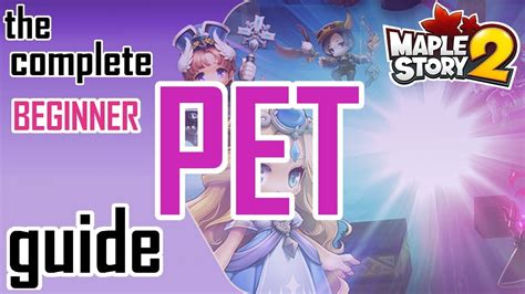 Where can you find a pet? Maplestory 2: The COMPLETE PET GUIDE! - YouTube