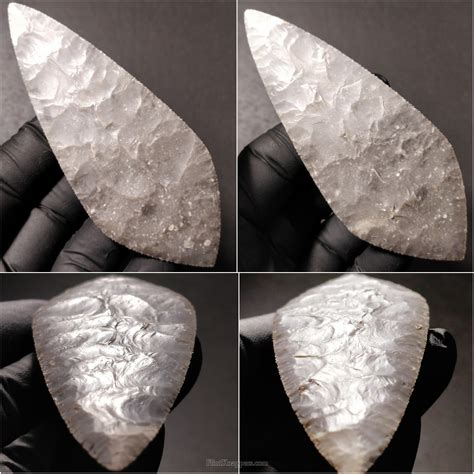 Solutrean Blade in Heated English Flint