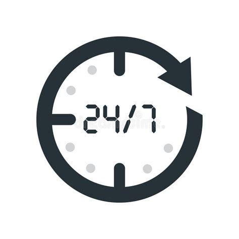 The 1 Minutes Icon Isolated On White Background Clock And Watch Stock