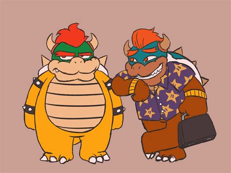 Bowsers Brother Is Back In Town Art By Peppertroopa Rmario