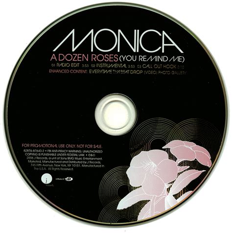 Promo Import Retail Cd Singles And Albums Monica A Dozen Roses