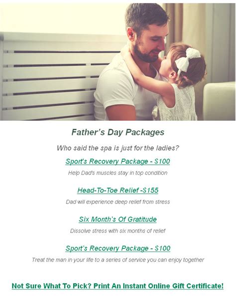 Fathers Day Packages Beyond Beaute