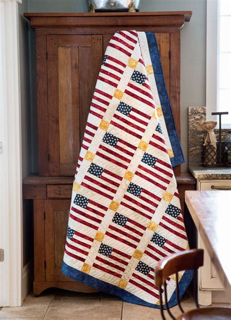Flag Of Freedom Quilt Pattern Download Quilting Daily