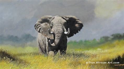 African Wildlife Painter Daniel Njoroge True African Art