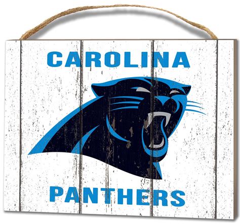 Carolina Panthers Small Plaque Weathered Logo Backorder Carolina