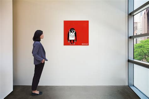Banksy 班克斯 Laugh Now But One Day Well Be In Charge 現在儘管笑吧，終有一天我們將為主宰者 Contemporary Curated
