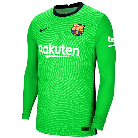 Fc Barcelona Goalkeeper Home Soccer Jersey 202021 Nike