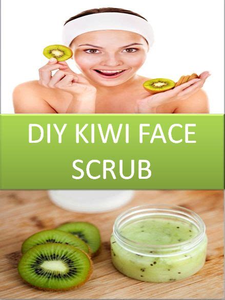 Diy Kiwi Face Scrub Skin Brightening Face Scrub Scrubs