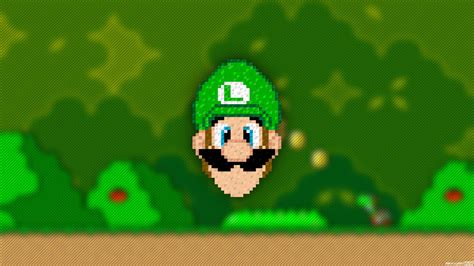 Luigi Illustration Pixel Art Super Mario Luigi Trixel Hd Wallpaper