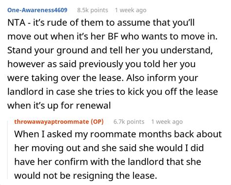 24 Yo Woman Refuses To Move Out Of Her Shared Apartment After Her